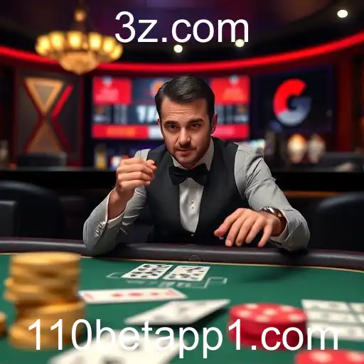 Experiência Imersiva com Jogos Ao Vivo no 110bet App